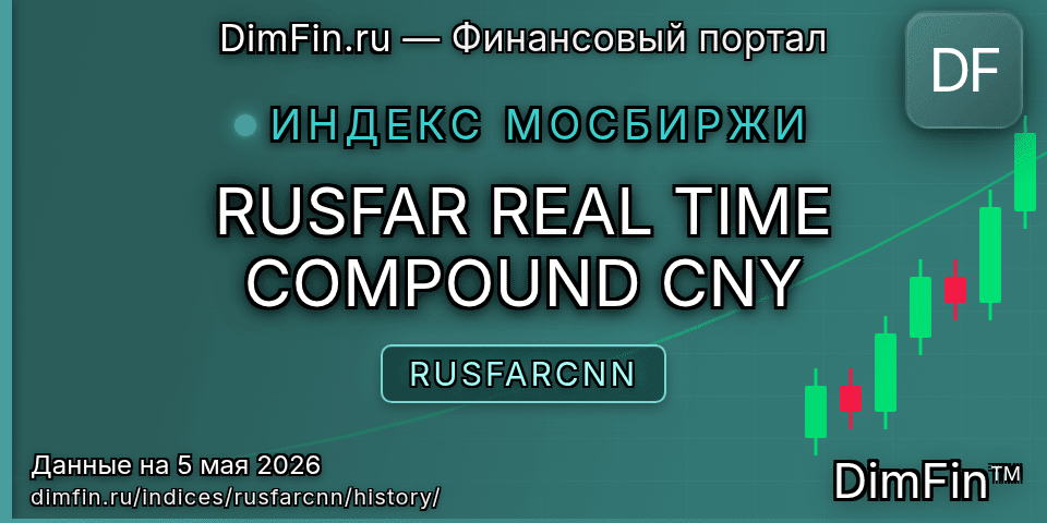 Исторические данные RUSFAR REAL TIME COMPOUND CNY (RUSFARCNN) — графики и котировки Исторические данные RUSFAR REAL TIME COMPOUND CNY (RUSFARCNN) — графики и котировки