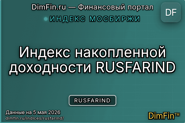 Индекс RUSFARIND Индекс RUSFARIND — ключевые метрики и динамика