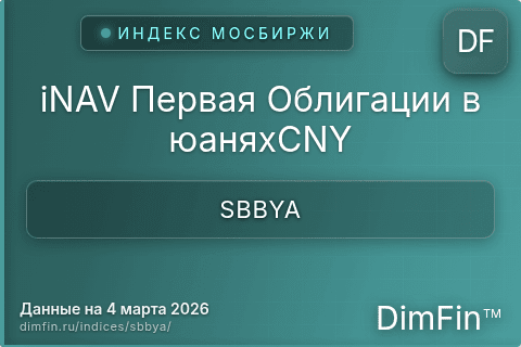 Каталог индекса iNAV Первая Облигации в юаняхCNY (SBBYA) — структура и данные