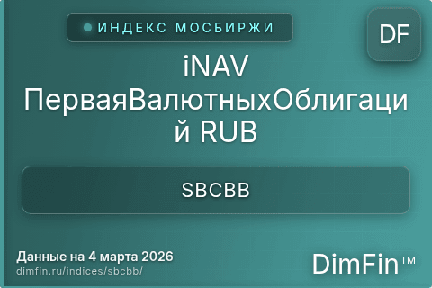 Каталог индекса iNAV ПерваяВалютныхОблигаций RUB (SBCBB) — структура и данные