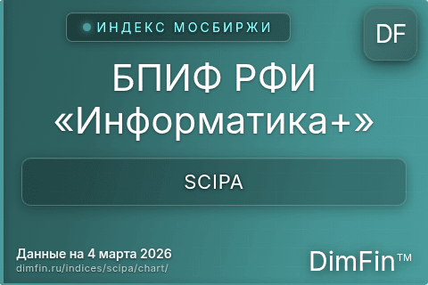 Ключевые показатели графика БПИФ РФИ «Информатика+» (SCIPA) Ключевые показатели графика БПИФ РФИ «Информатика+» (SCIPA)
