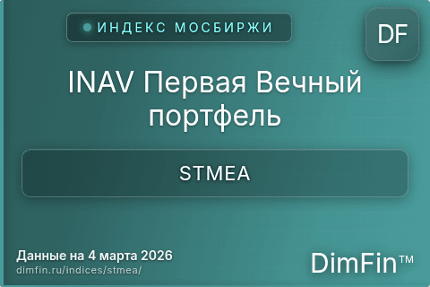 Каталог индекса INAV Первая Вечный портфель (STMEA) — структура и данные Каталог индекса INAV Первая Вечный портфель (STMEA) — структура и данные