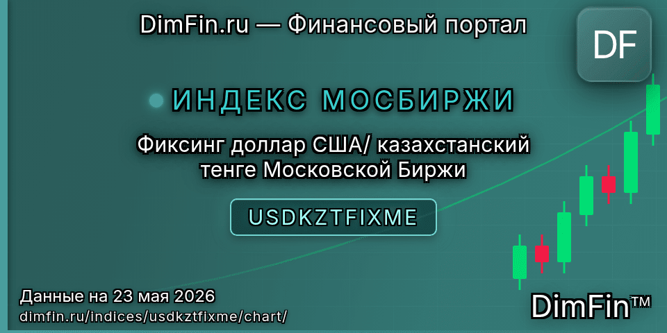 График Фиксинг доллар США/казахстанский тенге Московской Биржи (USDKZTFIXME) — интерактивный свечной график онлайн График Фиксинг доллар США/казахстанский тенге Московской Биржи (USDKZTFIXME) — интерактивный свечной график онлайн