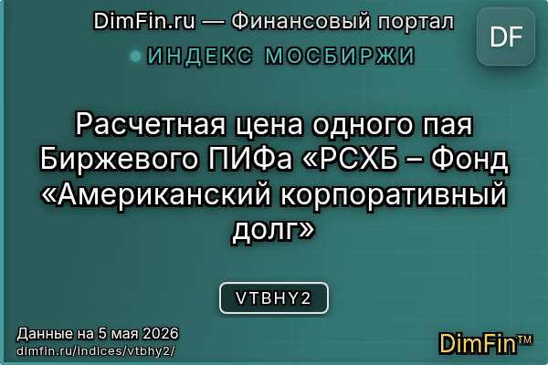 Индекс VTBHY2 Индекс VTBHY2 — ключевые метрики и динамика